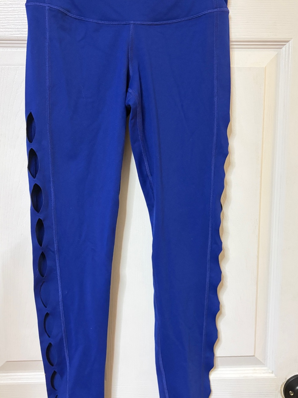 Victoria's Secret Royal Blue Leggings with Side Cutouts
